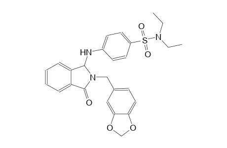 benzenesulfonamide, 4-[[2-(1,3-benzodioxol-5-ylmethyl)-2,3-dihydro-3-oxo-1H-isoindol-1-yl]amino]-N,N-diethyl-
