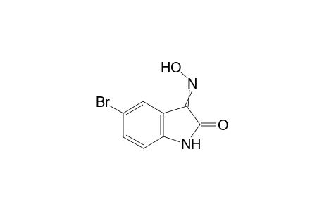 (3Z)-5-bromo-1H-indole-2,3-dione 3-oxime