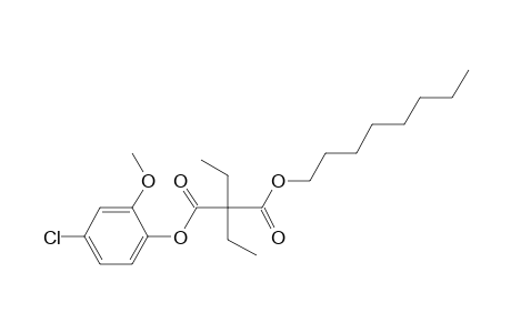 Diethylmalonic acid, 4-chloro-2-methoxyphenyl octyl ester