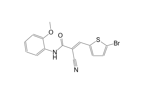 (2E)-3-(5-bromo-2-thienyl)-2-cyano-N-(2-methoxyphenyl)-2-propenamide