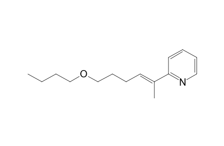 (E/Z)-2-[6-(n-Butoxy)hex-2-en-2-yl]pyridine