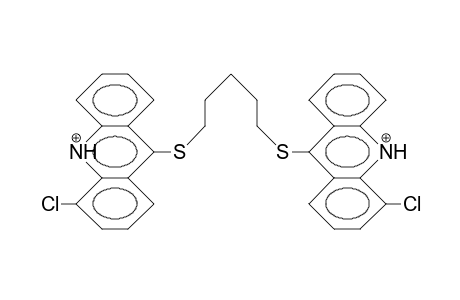 1,5-Bis(4-chloro-acridinylthio)-pentane dication