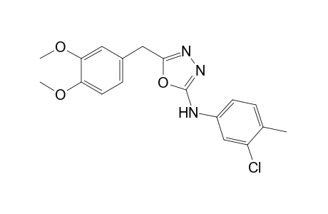2-(3-chloro-p-toluidino)-5-veratryl-1,3,4-oxadiazole