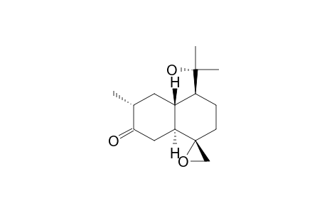 (4S)-10-ALPHA,15-EPOXY-12-HYDROXYCADINAN-3-ONE