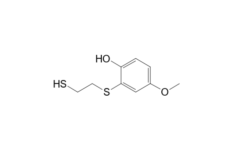 2-[(2'-Mercaptoethyl)thio]-4-methoxyphenol
