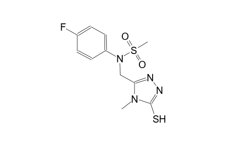 methanesulfonamide, N-(4-fluorophenyl)-N-[(5-mercapto-4-methyl-4H-1,2,4-triazol-3-yl)methyl]-