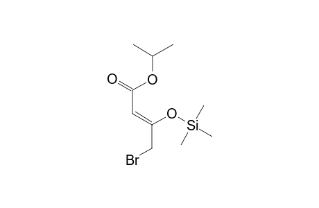 Isopropyl 4-bromo-3-(trimethylsilyloxy)but-2-enoate