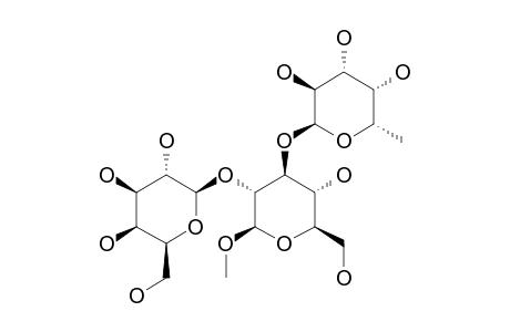 METHYL-2-O-(BETA-D-GALACTOPYRANOSYL)-3-0-(ALPHA-L-FUCOPYRANOSYL)-BETA-D-GLUCOPYRANOSIDE