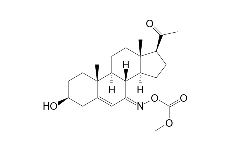 3.beta.-Hydroxypregn-5-ene-7,20-dione - 7-[O-methoxycarbonyl]oxime