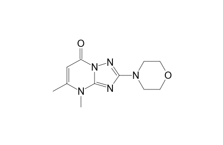 4,5-dimethyl-2-morpholin-4-yl-[1,2,4]triazolo[5,1-b]pyrimidin-7-one