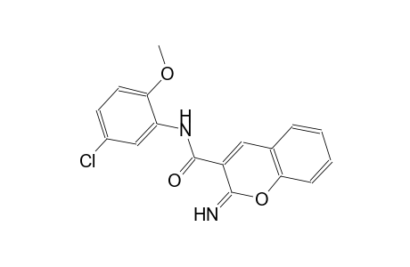N-(5-chloro-2-methoxyphenyl)-2-imino-2H-chromene-3-carboxamide