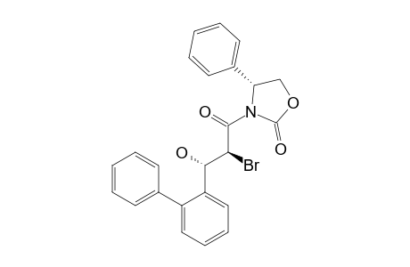 N-[2'-BROMO-3'-HYDROXY-3'-(ORTHO-BIPHENYL)-1'-OXOPROPYL]-4-PHENYL-2-OXAZOLIDINONE