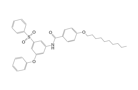 4-(decyloxy)-N-[3-phenoxy-5-(phenylsulfonyl)phenyl]benzamide