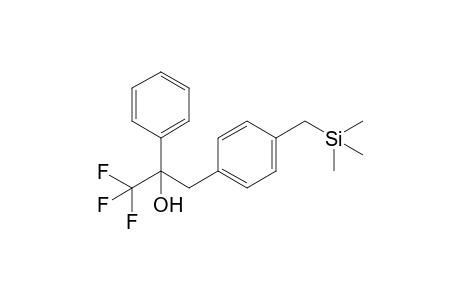 1-Phenyl-1-(trifluoromethyl)-2-[p-(trimethylsilylmethyl)phenyl]ethanol