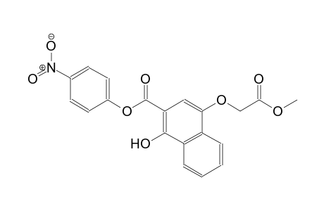 4-nitrophenyl 1-hydroxy-4-(2-methoxy-2-oxoethoxy)-2-naphthoate