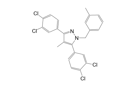 3,5-bis(3,4-dichlorophenyl)-4-methyl-1-(3-methylbenzyl)-1H-pyrazole
