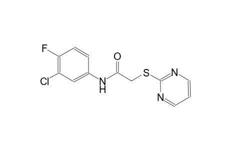 Acetamide, N-(3-chloro-4-fluorophenyl)-2-(2-pyrimidylthio)-