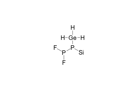 1,1-DIFLUORO-2-GERMYL-3-SILYLBIPHOSPHINE