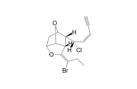 (6S,7R,Z)-5-(1-bromopropylidene)-7-((S,Z)-1-chloropent-2-en-4-yn-1-yl)hexahydro-2,6-methanofuro[3,2-b]furan