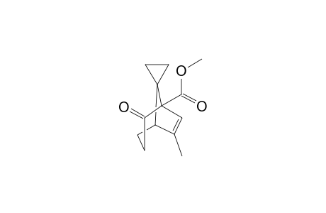 Methyl spiro[cyclopropane-1,8'-6'-methylbicyclo[3.2.1]octane-2'-one]-1'-carboxylate