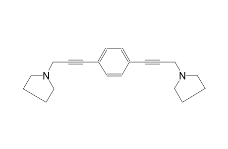 pyrrolidine, 1-[3-[4-[3-(1-pyrrolidinyl)-1-propynyl]phenyl]-2-propynyl]-