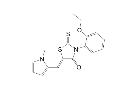 (5Z)-3-(2-ethoxyphenyl)-5-[(1-methyl-1H-pyrrol-2-yl)methylene]-2-thioxo-1,3-thiazolidin-4-one