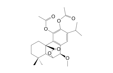 DIACETYL-EPI-METHYLROSMANOL;11,12-DIACETOXY-7-BETA-METHOXY-8,11,13-ABIETATRIEN-20,6-BETA-OLIDE