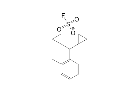 ORTHO-TOLYLDICYCLOPROPYLCARBINYLCATION
