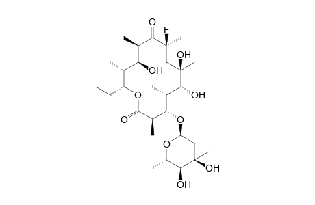 (8S)-8-fluoro-3-o-mycarosylerthronolide B