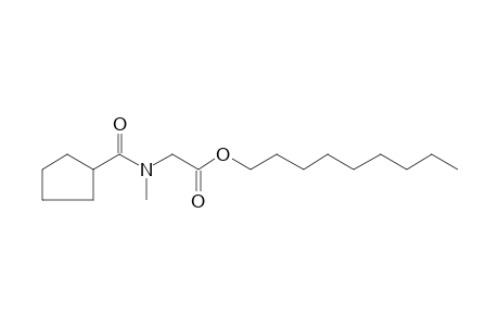 Sarcosine, N-(cyclopentylcarbonyl)-, nonyl ester