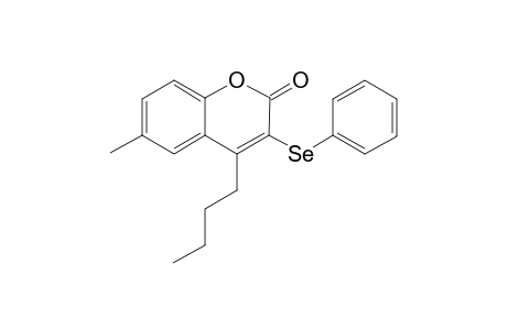 4-Butyl-6-methyl-3-(phenylselanyl)-2H-chromen-2-one