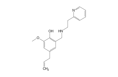 4-ALLYL-6-METHOXY-alpha-{[2-(2-PYRIDYL)ETHYL]AMINO}-o-CRESOL