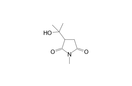 1-Methyl-3-(2-oxidanylpropan-2-yl)pyrrolidine-2,5-dione