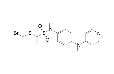 5-Bromanyl-N-[4-(pyridin-4-ylamino)phenyl]thiophene-2-sulfonamide
