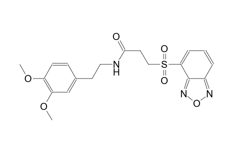 propanamide, 3-(2,1,3-benzoxadiazol-4-ylsulfonyl)-N-[2-(3,4-dimethoxyphenyl)ethyl]-