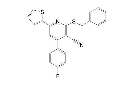 3-pyridinecarbonitrile, 4-(4-fluorophenyl)-2-[(phenylmethyl)thio]-6-(2-thienyl)-