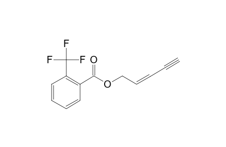 2-Trifluoromethylbenzoic acid, pent-2-en-4-ynyl ester