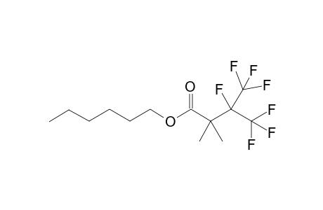 Hexyl 3,4,4,4-Tetrafluoro-3-trifluoromethy-2,2-dimethyllbutanoate