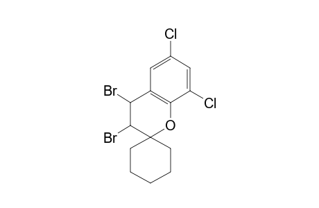 3,4-dibromo-6,8-dichlorospiro[chroman-2,1'-cyclohexane]