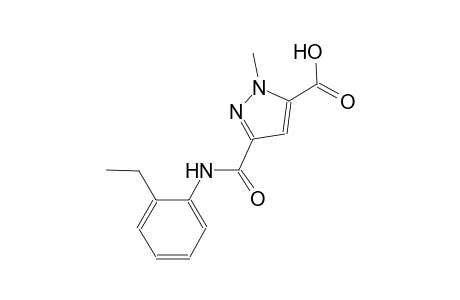 3-[(2-ethylanilino)carbonyl]-1-methyl-1H-pyrazole-5-carboxylic acid