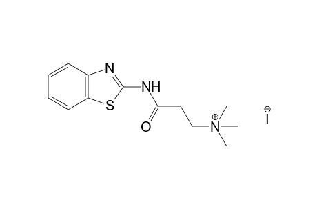 [2-(2-benzothiazolylcarbamoyl)ethyl]trimethylammonium iodide