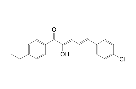 2'-Hydroxy-4"-chloro-4-ethyl-2-cinnamylidene-acetophenone