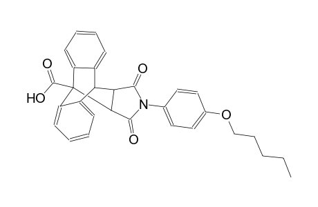 (15R)-12,14-dioxo-13-(4-(pentyloxy)phenyl)-10,11,12,13,14,15-hexahydro-9H-9,10-[3,4]epipyrroloanthracene-10-carboxylic acid