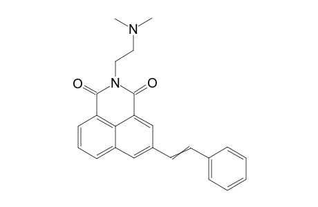 N-(N',N'-dimethylaminoethyl)-3-(2-phenylvinyl)naphthalimide