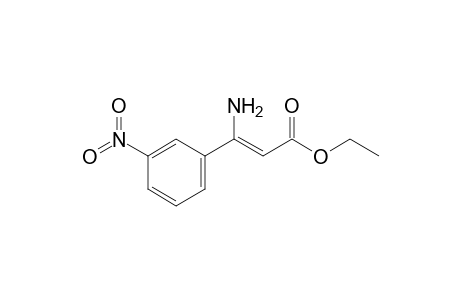 (Z)-3-amino-3-(3-nitrophenyl)-2-propenoic acid ethyl ester