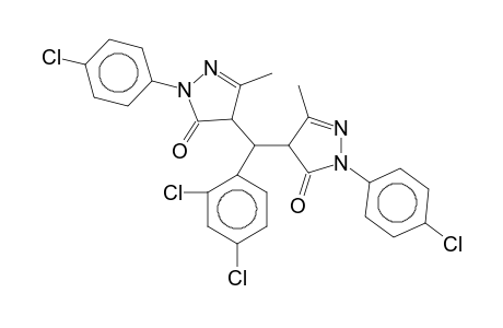 4,4'-(2,4-Dichlorophenylmethylene)bis[1-(4-chlorophenyl)-3-methyl-5(4H)-pyrazolone]