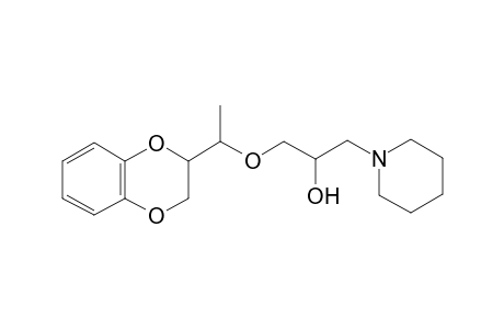 Propan-2-ol, 1-[1-(2,3-dihydrobenzo[1,4]dioxin-2-yl)ethoxy]-3-(piperidin-1-yl)-
