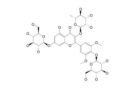 SYRINGETIN-3-O-ALPHA-L-RHAMNOPYRANOSYL-7,4'-DI-O-BETA-GLUCOPYRANOSIDE