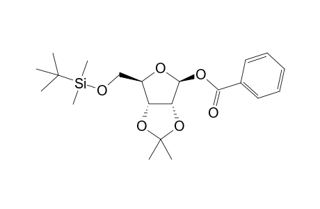 Benzoyl 5-O-(tert-Butyldimethylsilyl)-3,4-O-isopropylidene-.alpha.-D-ribofuranose