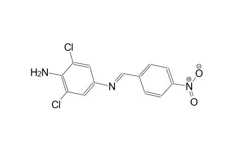 1,4-benzenediamine, 2,6-dichloro-N~4~-[(E)-(4-nitrophenyl)methylidene]-